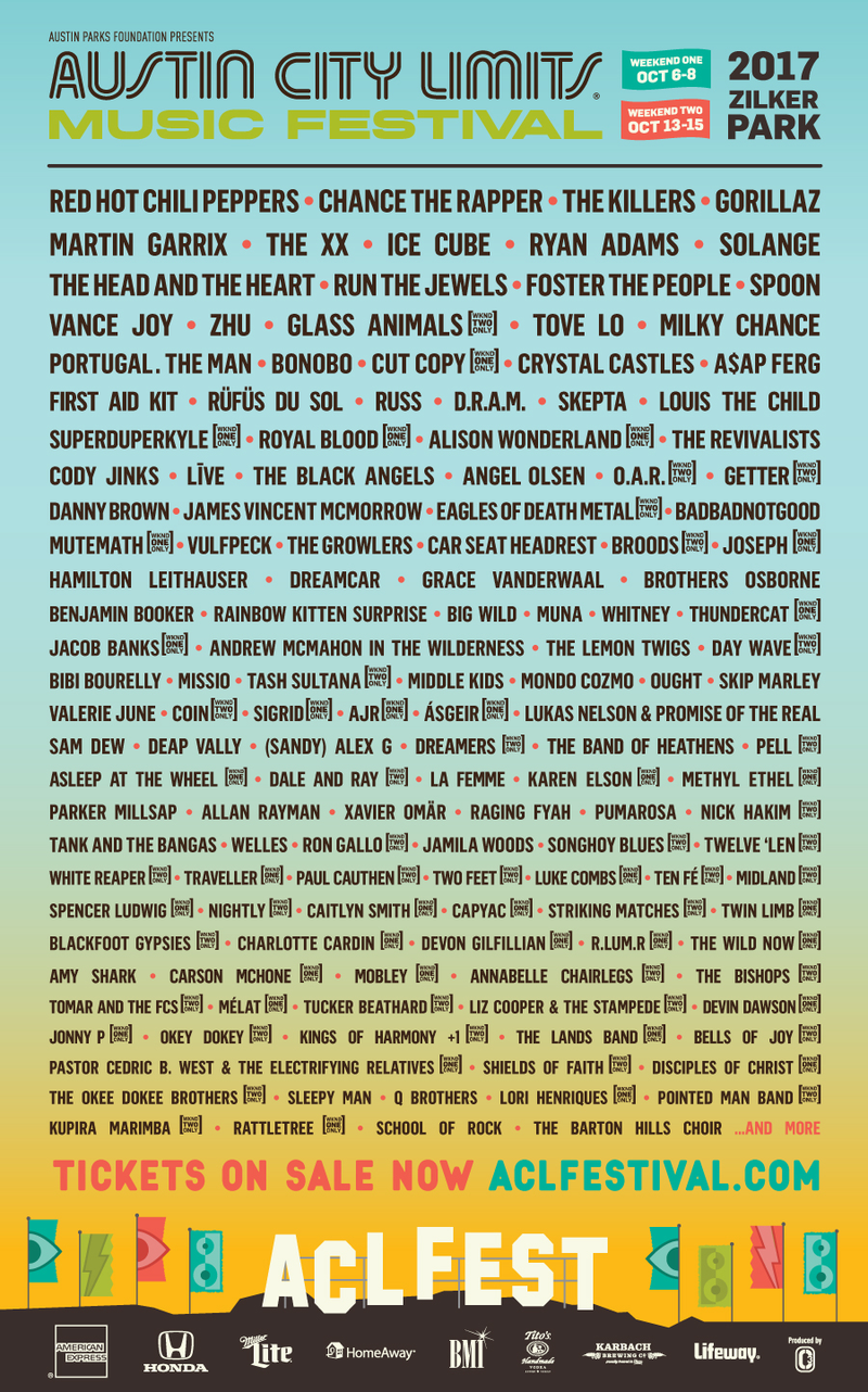 Illustration for article titled Austin City Limits Festival lineup includes Gorillaz and Run The Jewels
